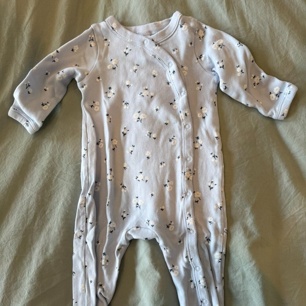 Nordstrom Light Blue Sleeper (0-3M)